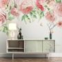 Pink Flower Art Wallpaper Mural