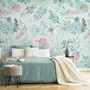 Drawing Leaves Wallpaper Mural