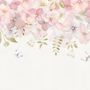 Pink Hydrangea Floral Art Wallpaper Mural