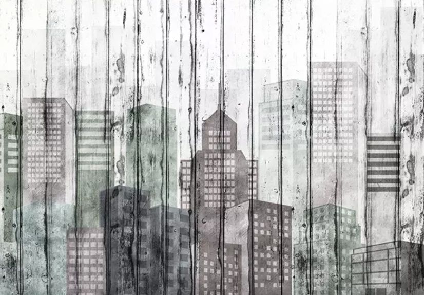 Cityscape Wallpaper Mural