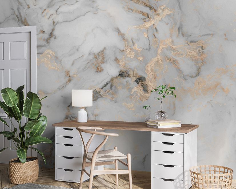 Abstract Marble Wallpaper Mural