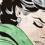 Retro Pop Art Comic Faces Wallpaper Mural