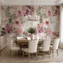 Vintage Flower Bouquet Wallpaper Mural