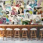 Retro Pop Art Comic Faces Wallpaper Mural