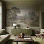 Rustic Riverside Landscape Wallpaper Mural