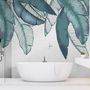 Vintage Leaves and Dragonfly Wallpaper Mural