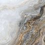 Dark Marble Gray and Brown Waves Wallpaper Mural