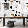 Geometric Shapes Wallpaper Mural