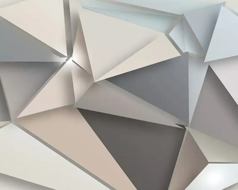 Geometric Trigon Wallpaper Mural