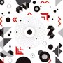 Colorful Geometric Lines Wallpaper Mural