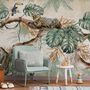 Leopards on Branch Jungle Wallpaper Mural