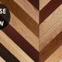 Geometric Chevron Shape Wood Effect Wallpaper Mural