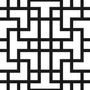 Modern Geometric Maze Wallpaper - STYLE 2