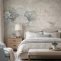 Nostalgic Lotus Flowers Wallpaper Mural