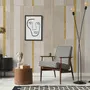 Modern Grunge Tiles Wallpaper Mural