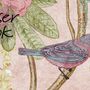 Papier peint panoramique floral Chinoiserie coloré