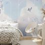 Dreamy Floral and Birds Wallpaper Mural
