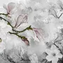 Vintage Retro Floral Bouqet Wallpaper Mural