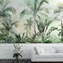 Exotic Palm Tree Landscape Wallpaper Mural