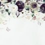 Papier peint panoramique art floral sombre