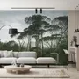 Tropical Forest and Horned Deer Wallpaper Mural