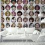 Woman Face Pop Art Wallpaper Mural