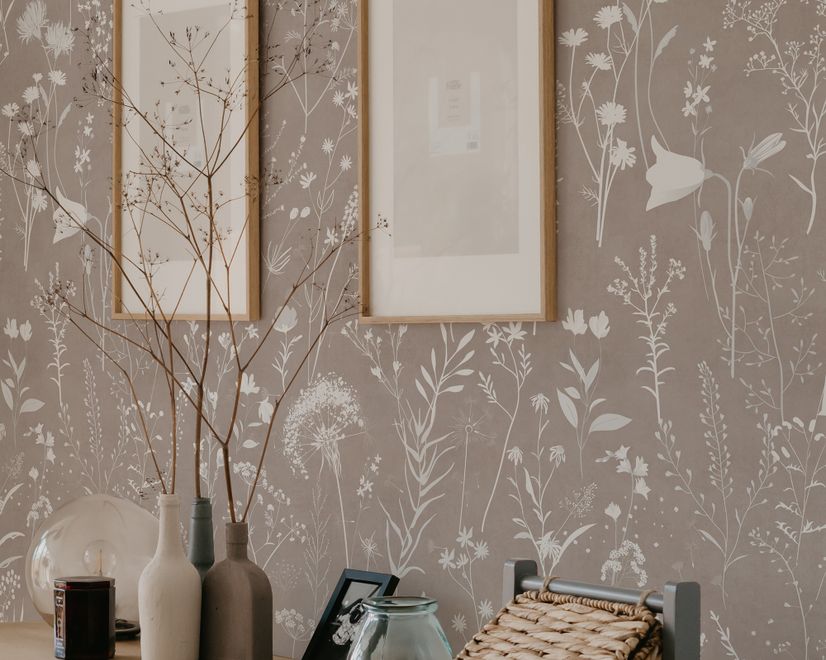Papier peint Fleurs sauvages de style bohémien
