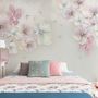 Watercolor Soft Flower Wallpaper Mural