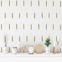 Geometric Gold Line Wall Decal Sticker