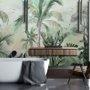 Exotic Palm Tree Landscape Wallpaper Mural