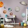 Solar System Sun and Planets Wall Decal Sticker