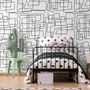 Minimalist Geometric Line Wallpaper Mural