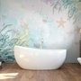 3D Look Weiche Unterwasserwelt mit Muscheln Fototapete