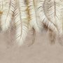 Neutral Tropical Palm Leaf Wallpaper Mural