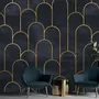 Dark Arches Art Deco Wallpaper Mural