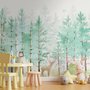 Pappelbaum Vintage Wald Fototapete