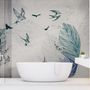 Birds and Feathers Wallpaper Mural