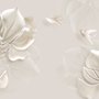 3D geprägter Look Magnolia Blumen Fototapete Kunst