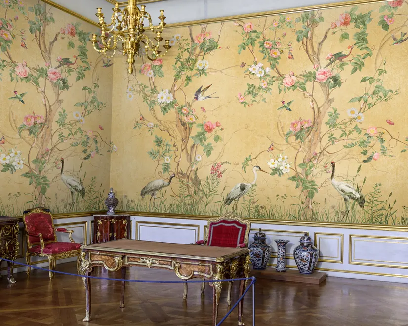 Chinoiserie Peony Tree Wallpaper Mural