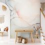 Soft Neutral Abstract Marble Art Wallpaper Mural