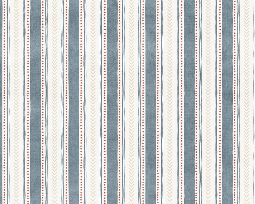 Playful Nursery Stripe Lines Wallpaper Mural