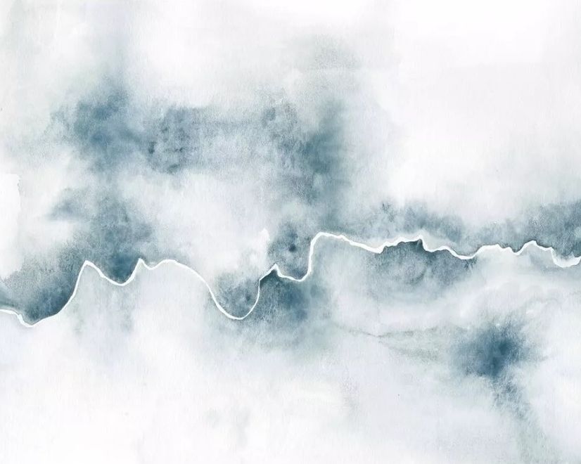 Dark Fog Pattern Wallpaper Mural
