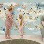Papier peint panoramique pour enfants avec animaux