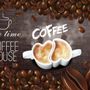 Coffee Beans with Mocha Wallpaper Mural