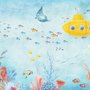 Fototapete Kinderzimmer Unterwasserwelt mit U-Boot