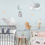 Cute Flying Animals with Funny Circus Wallpaper Mural