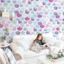 Colorful Mermaid Pattern Wallpaper Mural
