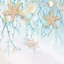 Undersea with Starfish Wallpaper Mural
