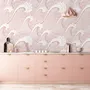 Kids Ocean Wave Pattern Wallpaper Mural