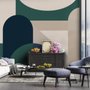 Geometric Abstract Shape Art Deco Wallpaper Mural